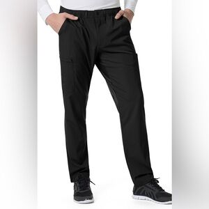 C55106 Carhartt Liberty Men's Slim Fit Straight Leg Scrub Pants Black